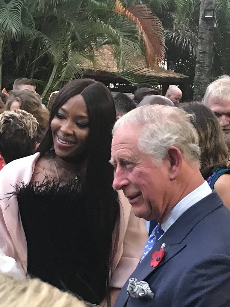 Photos of Prince Charles and Naomi Campbell in Lagos