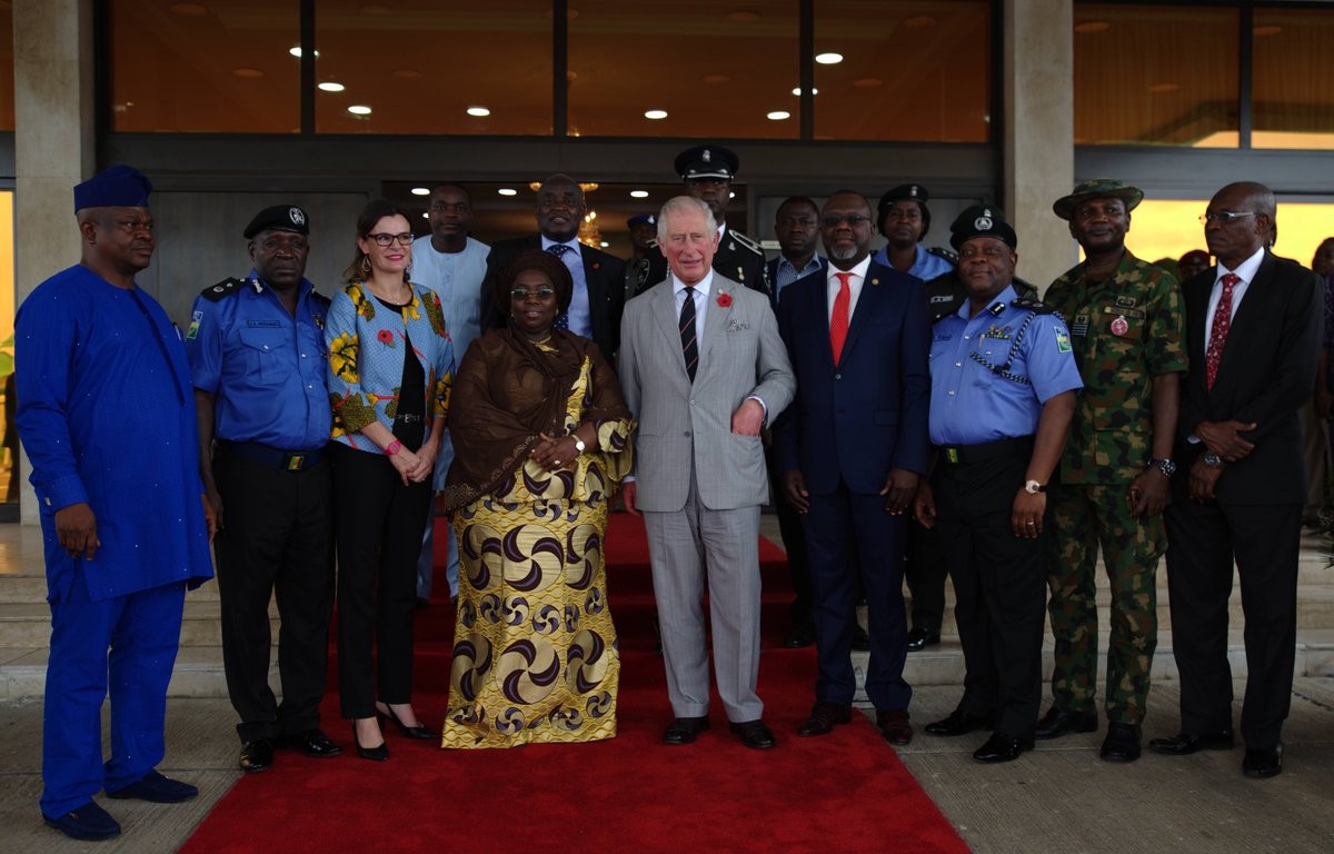 Photos of Prince Charles and Naomi Campbell in Lagos