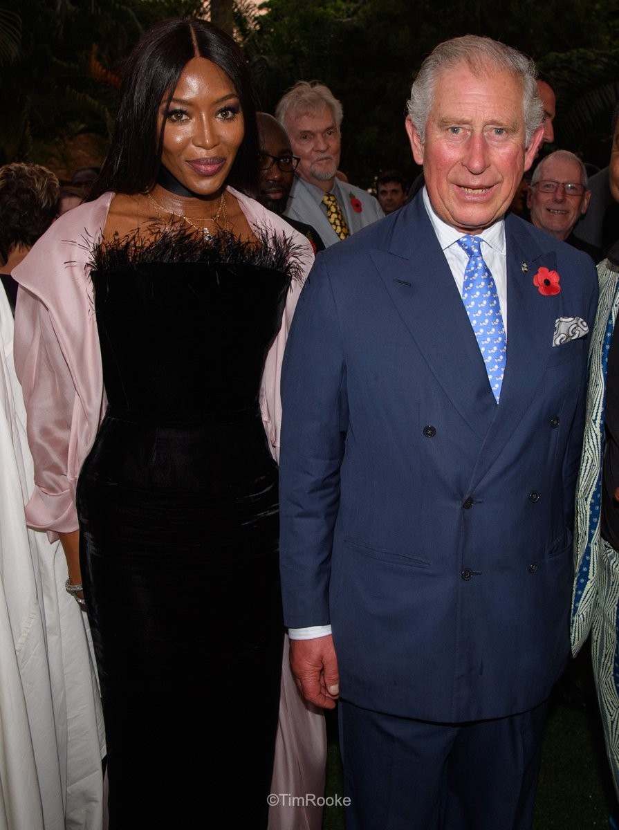 Photos of Prince Charles and Naomi Campbell in Lagos
