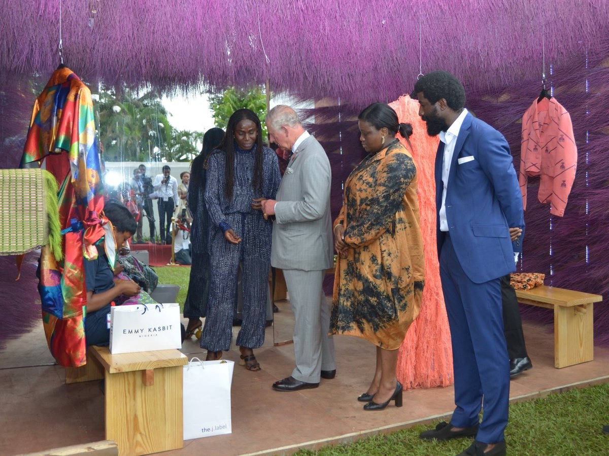 Photos of Prince Charles and Naomi Campbell in Lagos
