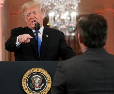 CNN files a lawsuit against President Trump and top aides for banning reporter. Jim Acosta from the White House