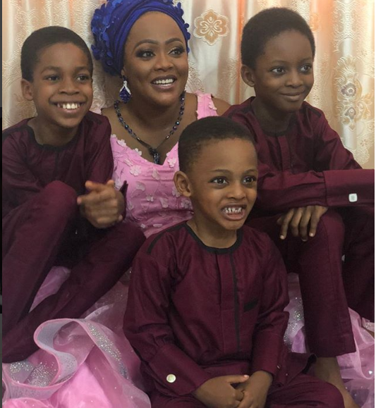 Adorable photos of Helen Paul, her husband and their children?