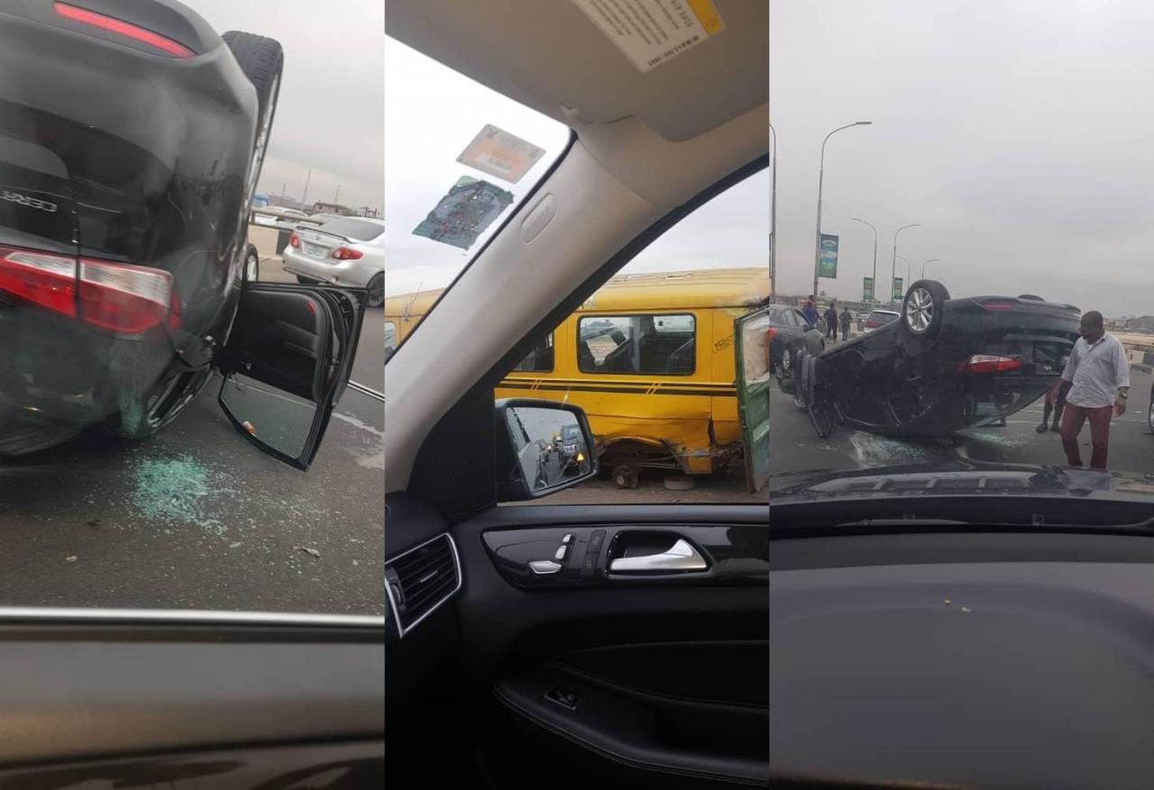 Photos from a Ghastly motor accident on 3rd mainland bridge