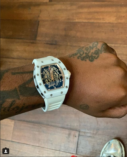 Davido shows off $300k Richard Mille timepiece as his early birthday gift (Photo)