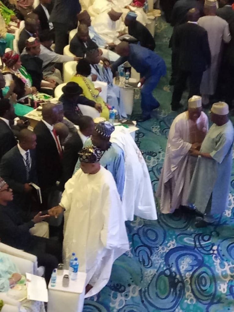 Photos: Obasanjo, Atiku, Gowon, Saraki, Dogara, Abdulsalam attend Jonathan?s book launch in Abuja