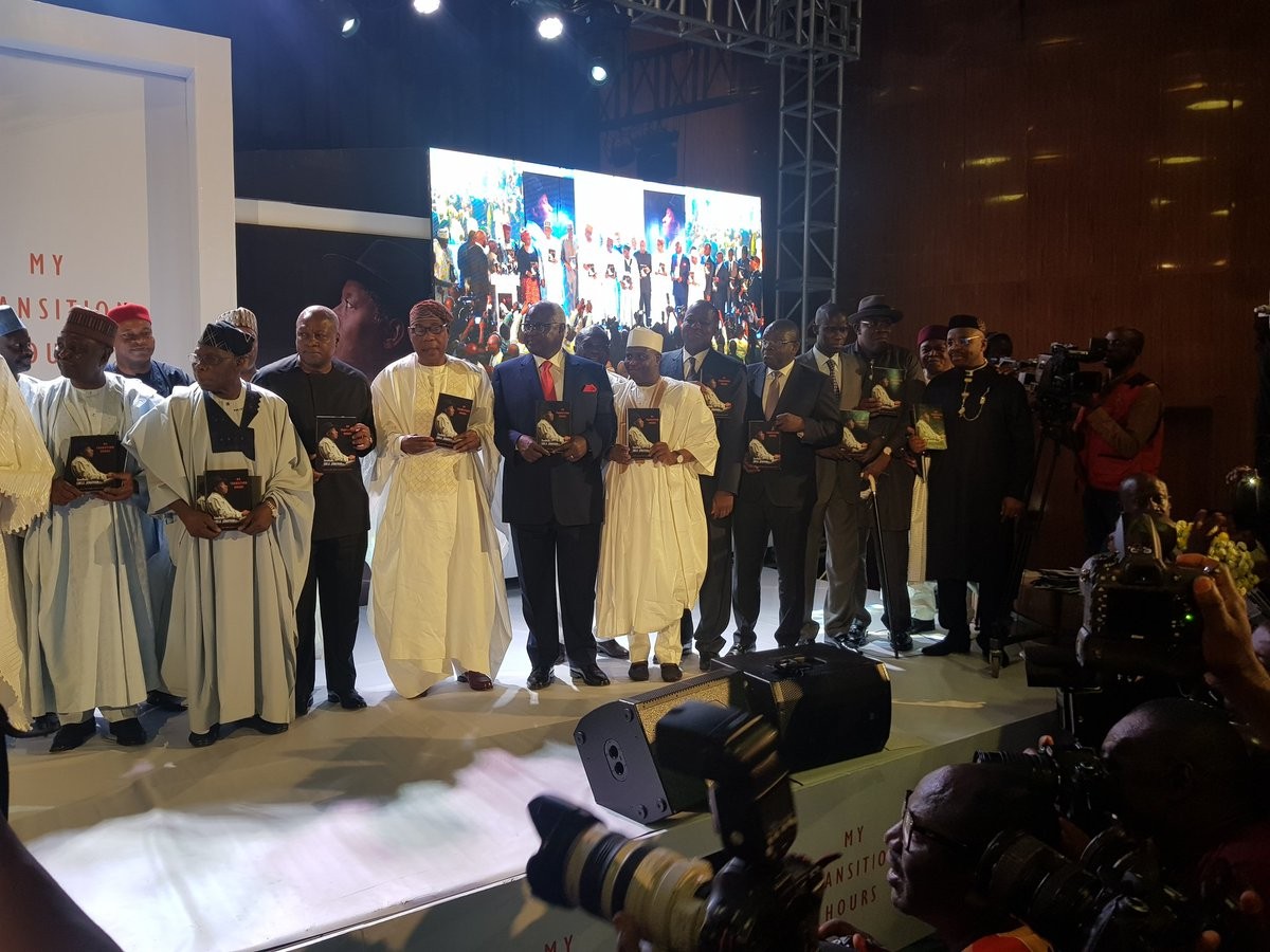 Photos: Obasanjo, Atiku, Gowon, Saraki, Dogara, Abdulsalam attend Jonathan?s book launch in Abuja