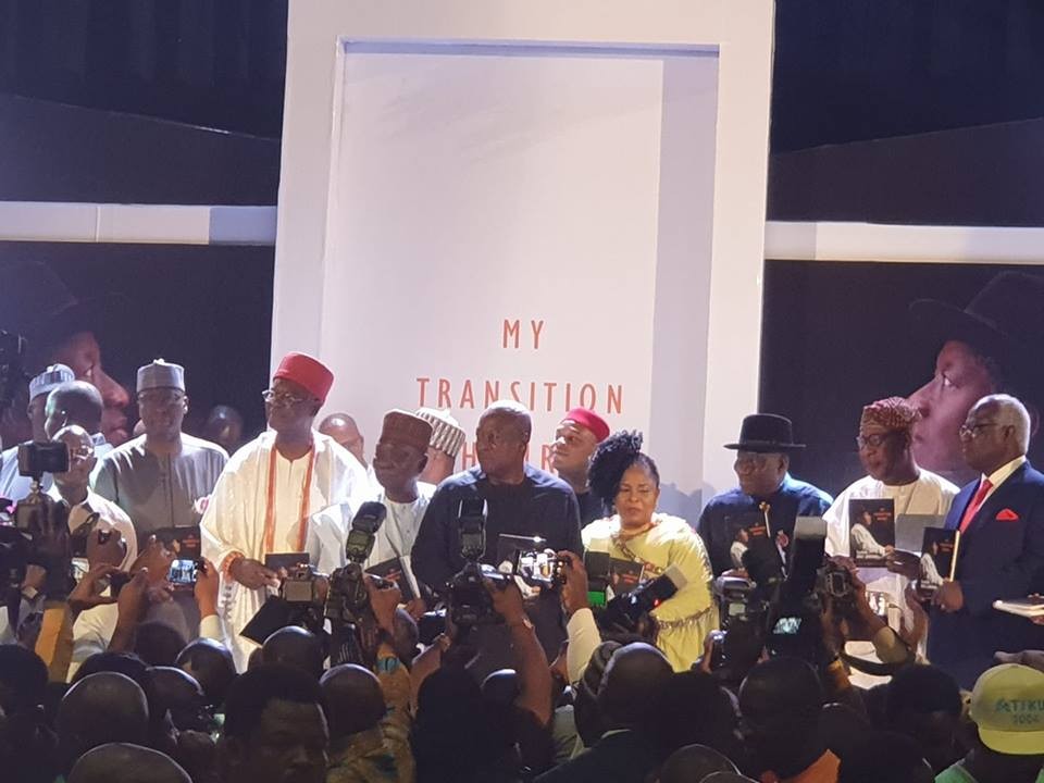 Photos: Obasanjo, Atiku, Gowon, Saraki, Dogara, Abdulsalam attend Jonathan?s book launch in Abuja
