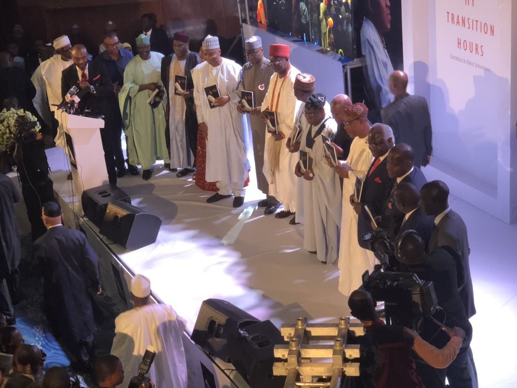 Photos: Obasanjo, Atiku, Gowon, Saraki, Dogara, Abdulsalam attend Jonathan?s book launch in Abuja