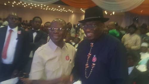 Photos: Obasanjo, Atiku, Gowon, Saraki, Dogara, Abdulsalam attend Jonathan?s book launch in Abuja
