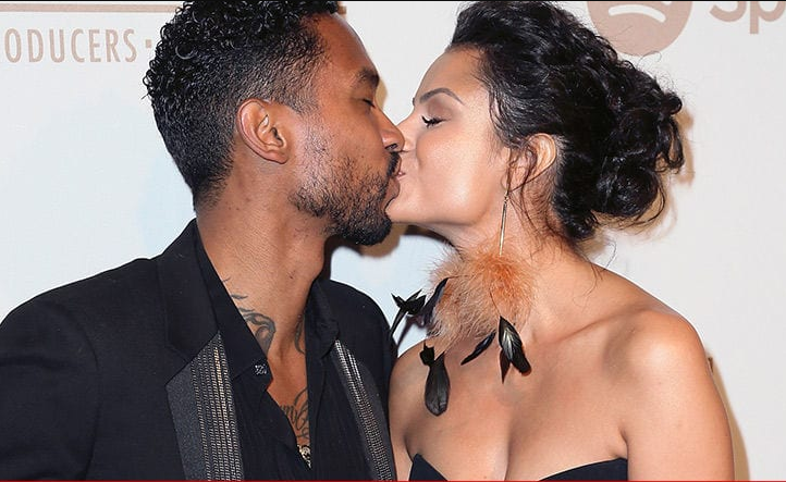  Miguel and his high school sweetheart Nazanin Mandi obtain marriage license in Los Angeles courthouse