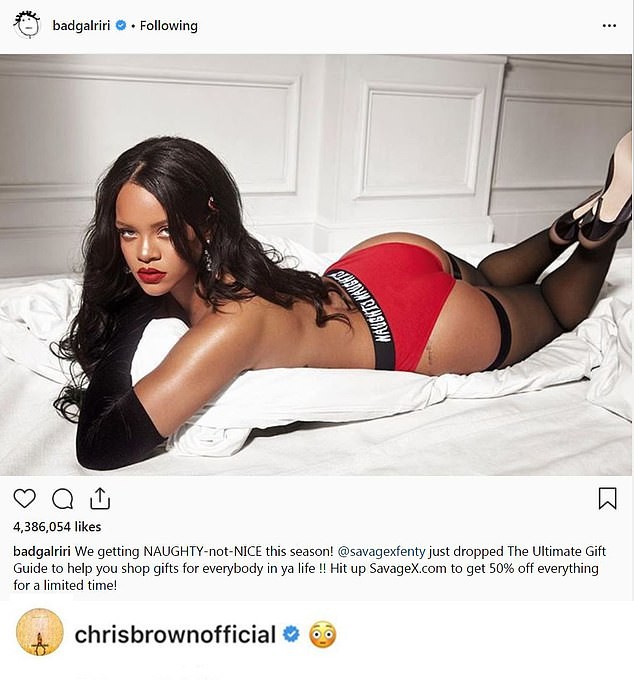 Looks like Chris Brown wants that thang back! See what he dropped on Rihanna