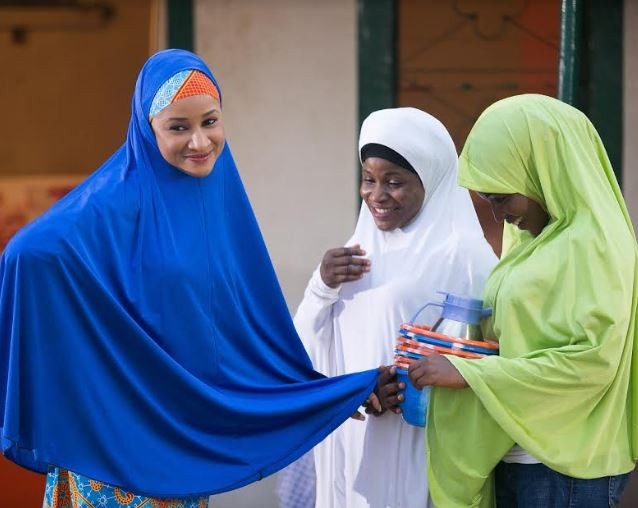 Check out these lovely photos of Adesua Etomi rocking the Hijab