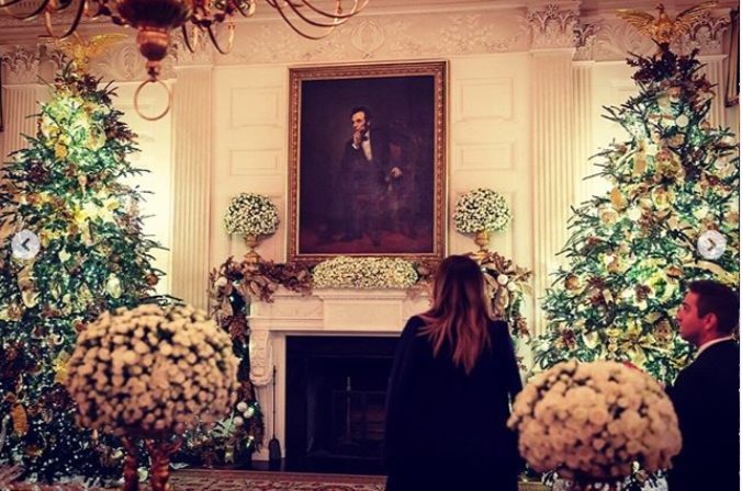 Melania Trump has unveiled the 2018 White House Christmas Decorations (Photos/Video)