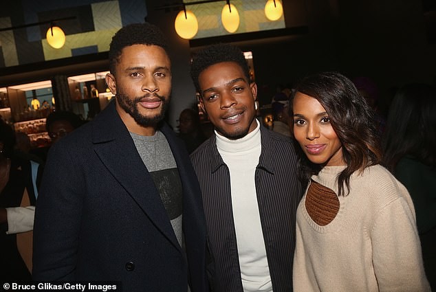  Kerry Washington makes a rare public appearance with her husband Nnamdi Asomugha in NYC (Photos)