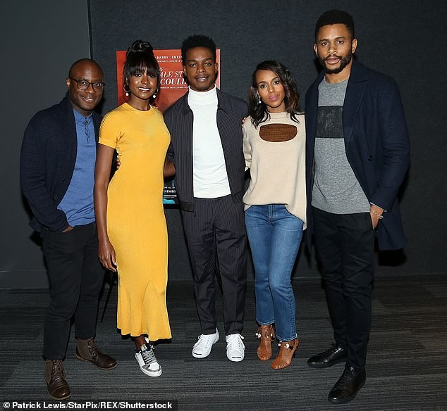 Kerry Washington makes a rare public appearance with her husband Nnamdi Asomugha in NYC (Photos)