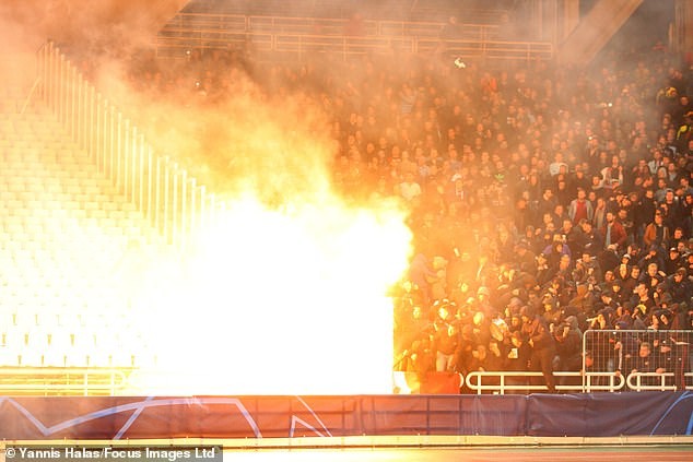 Watch the moment Petrol bomb exploded in AEK