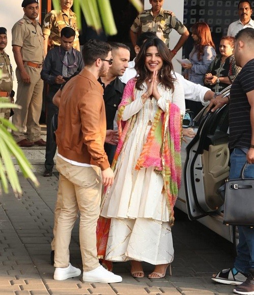 Guests have started arriving for Priyanka Chopra and Nick Jonas