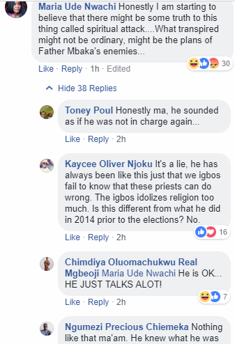 Father Mbaka criticizes Peter Obi for refusing to donate to his church and warns that he and Atiku will lose the election. And social media users react (video)
