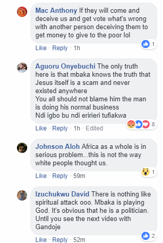 Father Mbaka criticizes Peter Obi for refusing to donate to his church and warns that he and Atiku will lose the election. And social media users react (video)