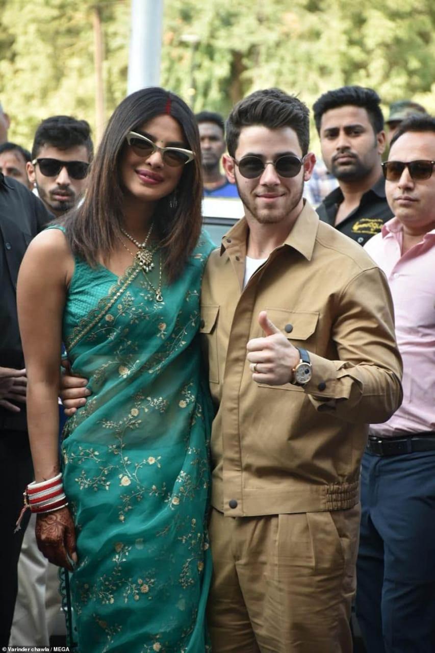 Newlyweds Priyanka Chopra and Nick arrive in style to celebrate another wedding reception in Delhi (Photos)