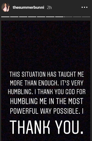 "Pray for me" Summer Bunni posts apology to Cardi B and her fans for having a threesome with Offset and breaking a marriage