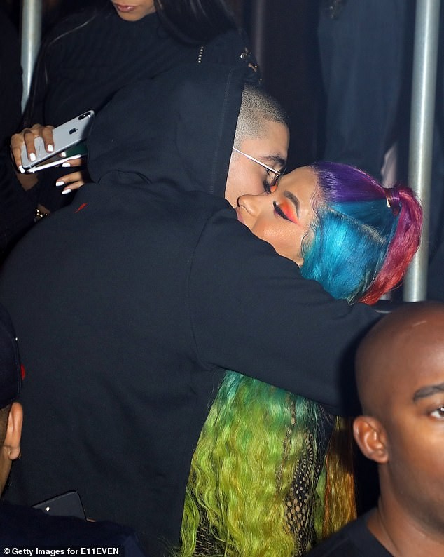 Cardi B parties in a revealing dress after announcing split from Offset