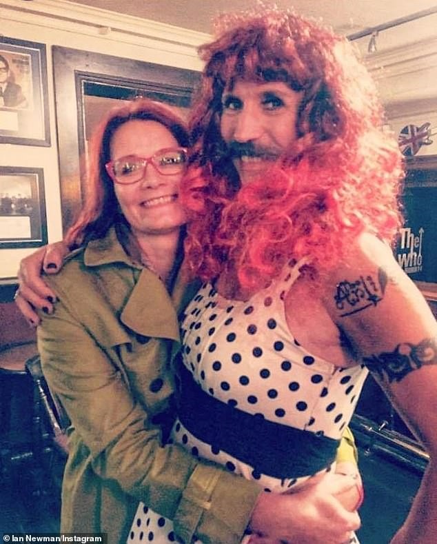 Cross-dressing man ties the knot wearing exactly the same wedding dress as his bride (Photos)