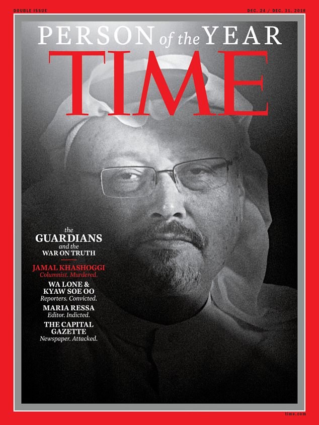 Jamal Khashoggi and other persecuted journalists become Time
