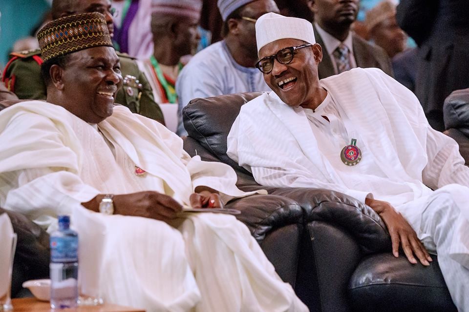 Photos: Atiku absent as President Buhari, other presidential candidates sign peace accord for peaceful election