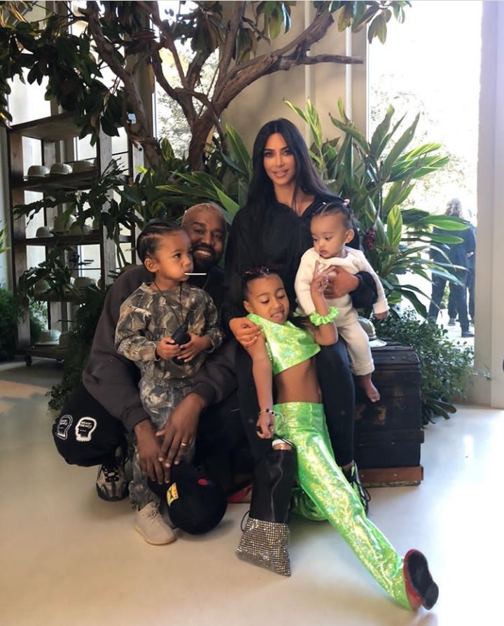 Kim Kardashian shares beautiful new photos of her family as they celebrate Saint