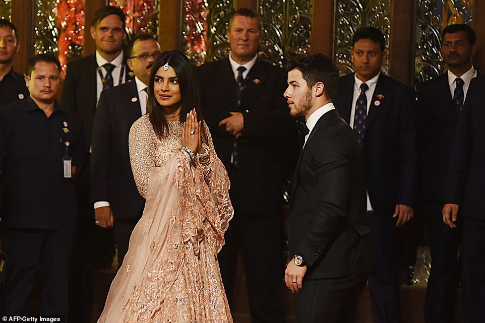 Priyanka Chopra and Nick Jonas attend lavish 0m wedding of India