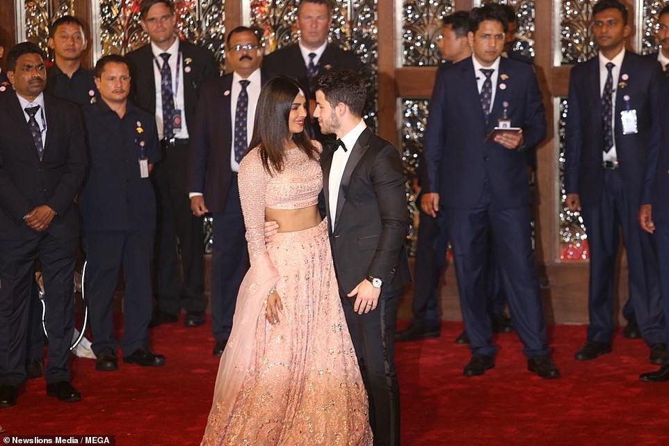 See glamorous photos from the lavish 0m wedding of the daughter of India