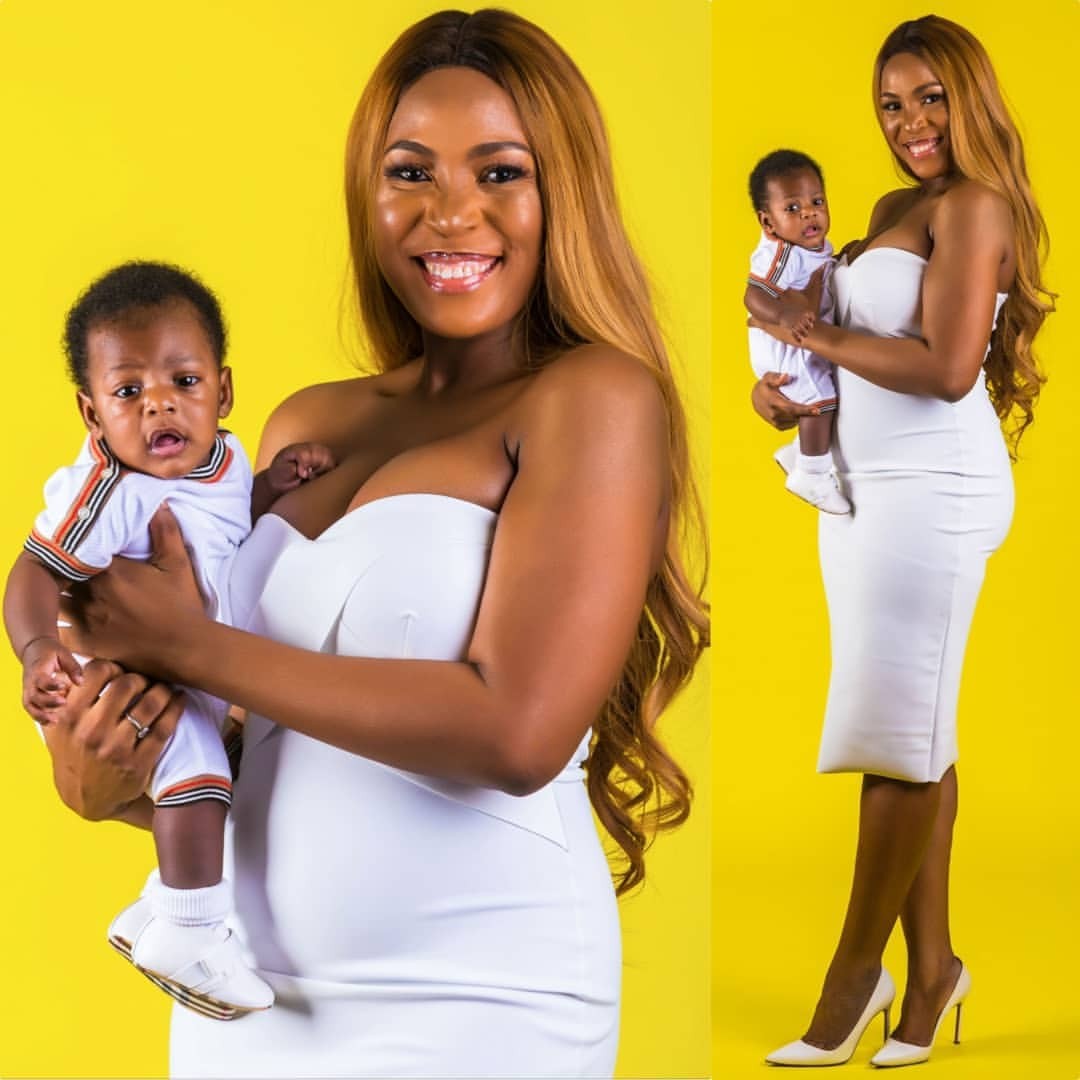 Breathtaking photos of Linda Ikeji and her son, Jayce