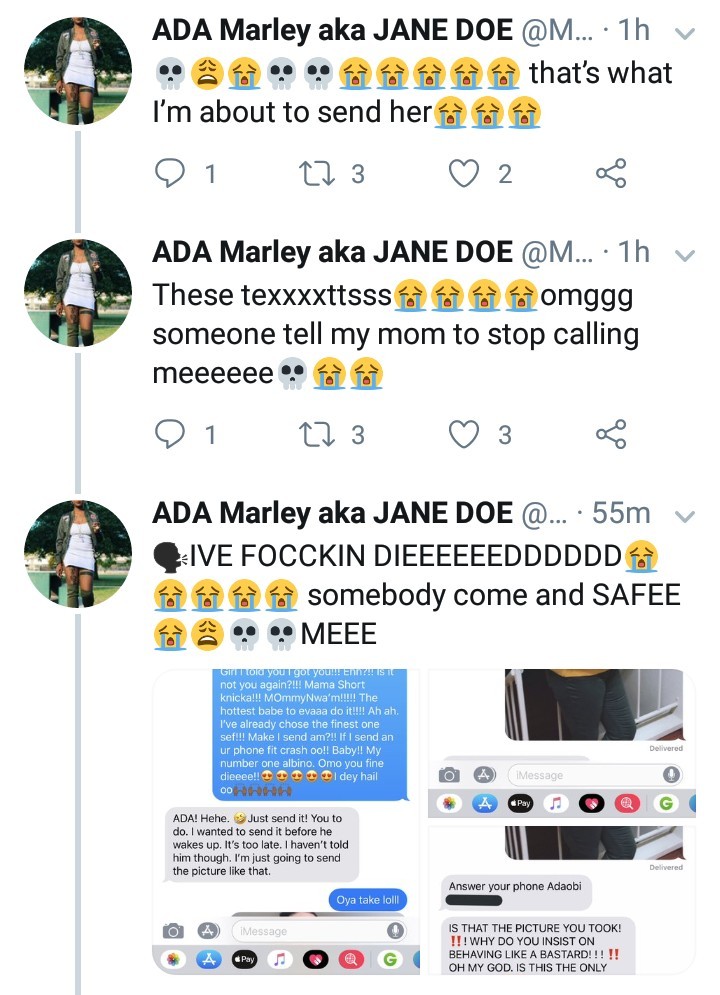 Twitter user shares screenshots of her chat with her mother and it