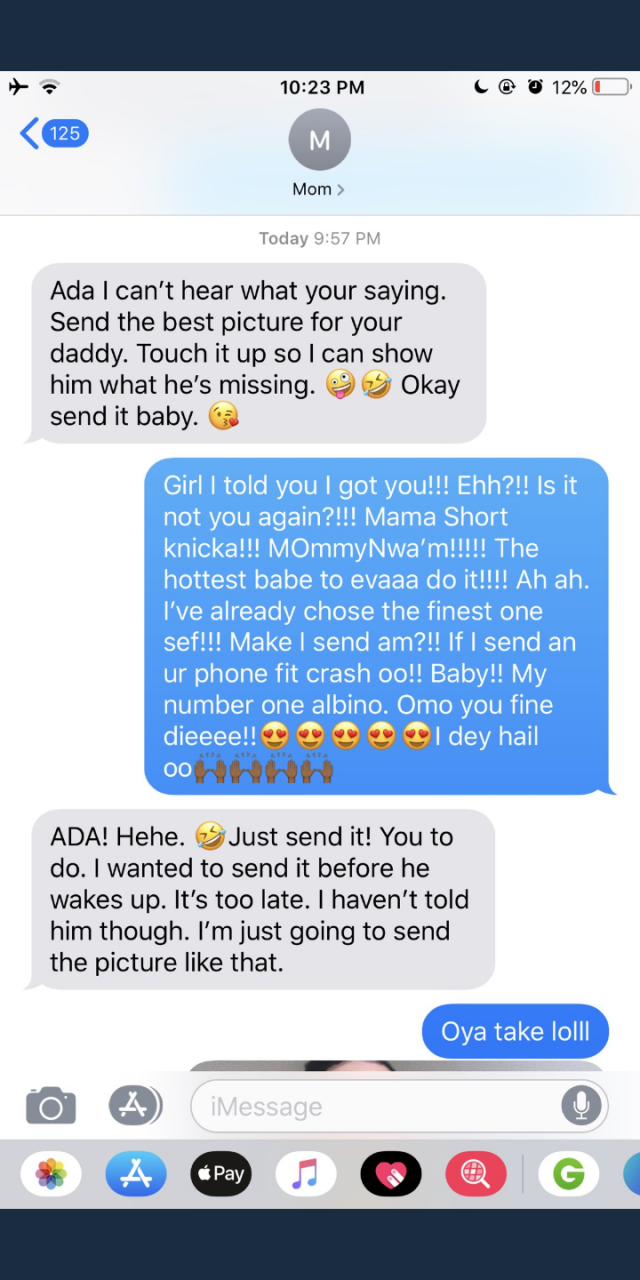 Twitter user shares screenshots of her chat with her mother and it