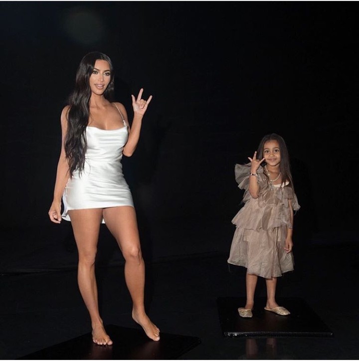 Kim Kardashian and daughter North West goof around during a photo shoot (photos)