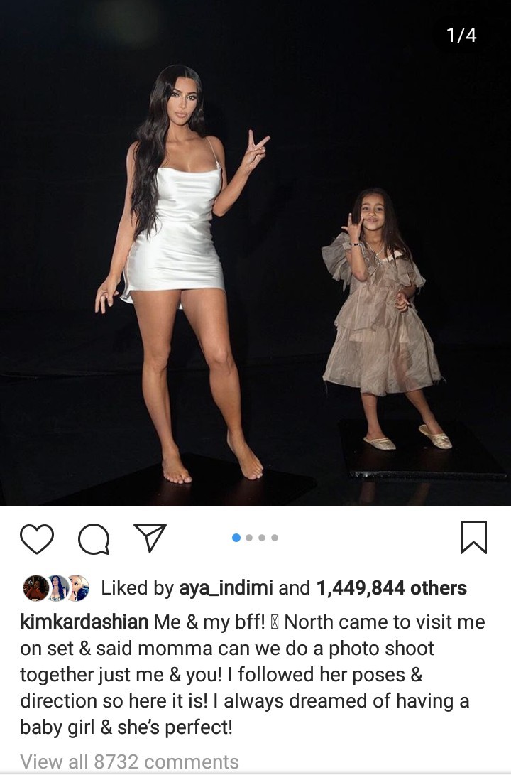 Kim Kardashian and daughter North West goof around during a photo shoot (photos)