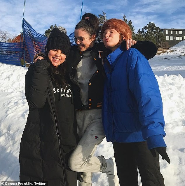 Selena Gomez is all smiles as she