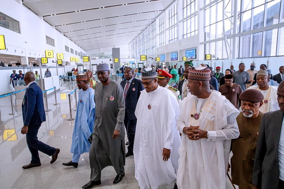 President Buhari commissions new multi-million dollar terminal at the Nnamdi Azikiwe International Airport, Abuja