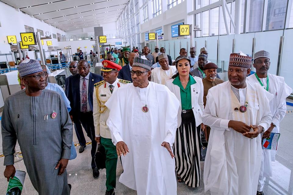 President Buhari commissions new multi-million dollar terminal at the Nnamdi Azikiwe International Airport, Abuja