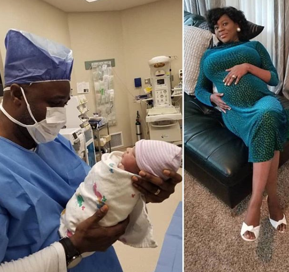 Actor Femi Adebayo and his wife welcome a son!