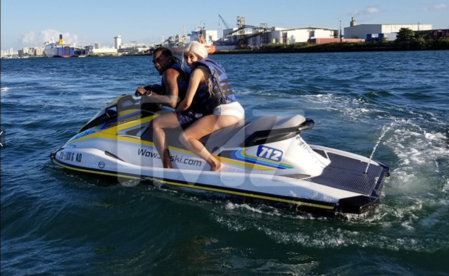 Cardi B and Offset are back together as they are spotted jet skiing in Puerto Rico (Photos)