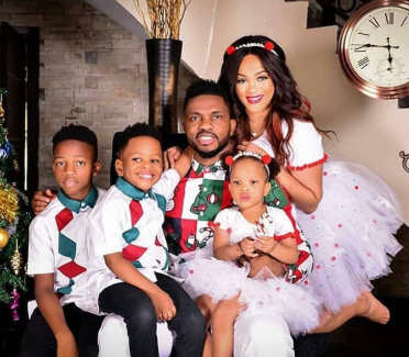 Footballer, Joseph Yobo and wife, Adaeze, release family Christmas photos