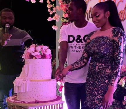 Photos: Footballer Jude Ighalo and wife, Sonia, host friends to their 9th wedding anniversary party