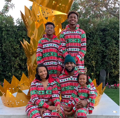 NBA star Lebron James shares beautiful family photo