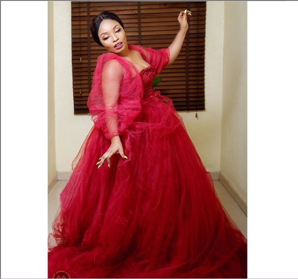 Actress Halima Abubakar flaunts her assets in stunning revealing dresses (Photos)