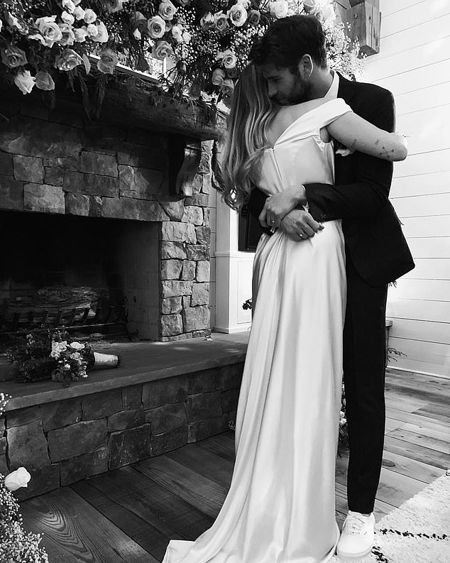 Miley Cyrus confirms marriage to Liam Hemsworth as she shares loved-up photos from their lowkey wedding in Tennessee
