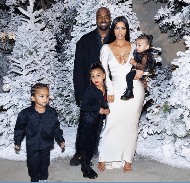 Kim Kardashian shares photos of her family at Christmas but fans are more concerned about North