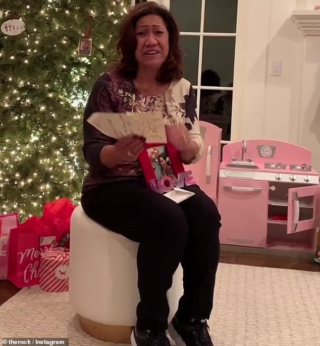 Dwayne The Rock Johnson surprises his mom by buying her a brand new home for Christmas (Video)