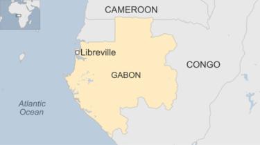 Map of Gabon